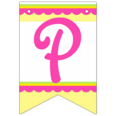 ハッピーサードバースデーガールの写真の年齢のバンティング バンティングフラッグ (第3の旗)