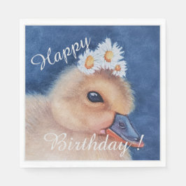 ハッピーサードバースデーパーティーお祝い スタンダードランチョンナプキン