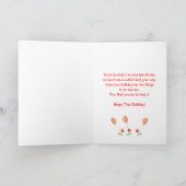 ハッピーサードバースデーラム&バルーン カード (内部)