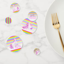 ハッピーサードバースユニコーン名紙紙吹雪