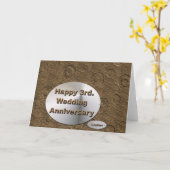 ハッピーサード。の結婚記念日 カード (黄色い花)