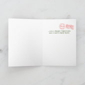 ハッピーサーファーレトロクリスマスカード シーズンカード (内部)