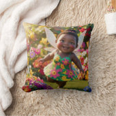 ハッピーザベビー妖精 クッション (ブランケット)