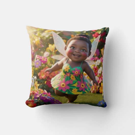 ハッピーザベビー妖精 クッション (正面)