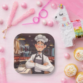 ハッピーシェフ ペーパープレート (パーティー)