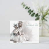 ハッピーシスターデイグリーティングカードパステルファッション シーズンポストカード (スタンド正面)