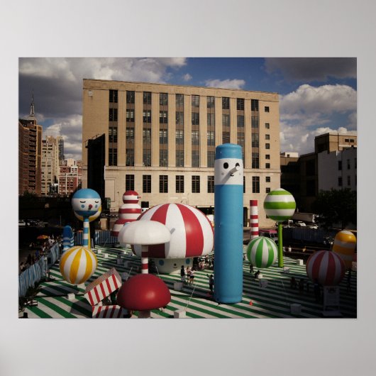 ハッピーシティ（中） ポスター (正面)