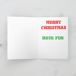 ハッピーシマリスのクリスマス サンキューカード