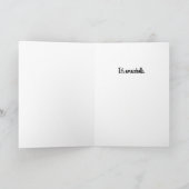 ハッピーシャック新しいホームグリーティングカード サンキューカード (内部)