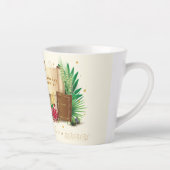 ハッピーシャブー装飾オーナメントユダヤ祭 カフェラテマグ (右)