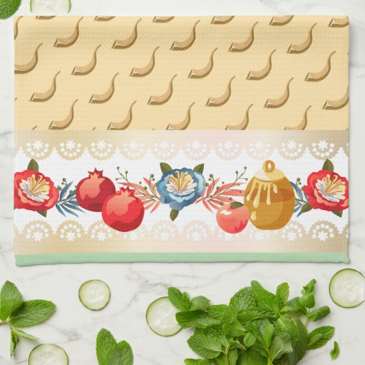 ハッピーシャブー装飾オーナメント7種 キッチンタオル (折り畳み)