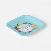 ハッピーシャブー装飾オーナメント7種 ペーパープレート (傾斜あり)