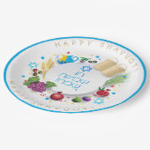 ハッピーシャブー装飾オーナメント7種 ペーパープレート (アングル)