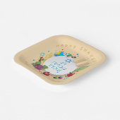 ハッピーシャブー装飾オーナメント7種 ペーパープレート (傾斜あり)