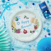 ハッピーシャブー装飾オーナメント7種 ペーパープレート (パーティー)