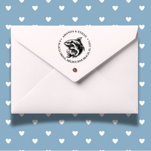 ハッピーシャークテーマ セルフインキングスタンプ