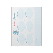 ハッピーシャークファミリープランナー ノートパッド (回転)