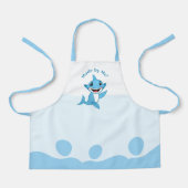 ハッピーシャークファミリー エプロン (正面)