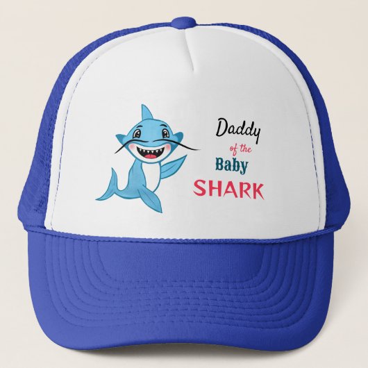 ハッピーシャークファミリー Daddy Shark キャップ (正面)