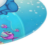 ハッピーシャーク漫画–23685 カッティングボード (角)