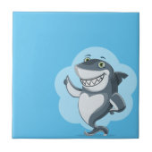 ハッピーシャーク タイル (正面)