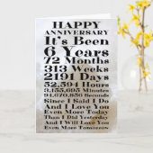 ハッピーシュガー6周年 カード (黄色い花)