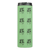 ハッピーシルエットダンサー緑 タンブラー (裏面)