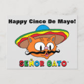 ハッピーシンコデマヨカカラフルウトセニョールガト ポストカード (正面)