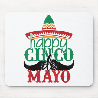 ハッピーシンコデマヨフィエスタメキシコパーティー5 De Mayo マウスパッド