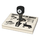 ハッピーシンコデマヨメキシカンフィエスタお祝い ラバースタンプ (スタンプ)