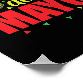 ハッピーシンコデマヨメキシコアメリカフェエルタグ ポスター (角)