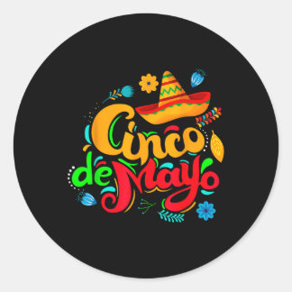 ハッピーシンコデマヨメンズウィメンズキッズ5 De Mayo Mexic ラウンドシール