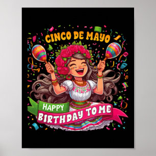 ハッピーシンコデマヨ誕生日トゥメキシカンパーティーM ポスター