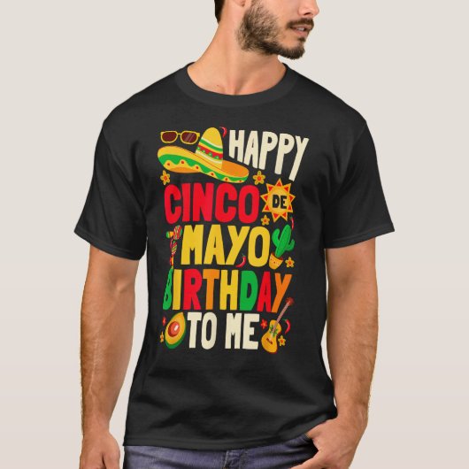 ハッピーシンコデマヨ誕生日トゥーミー Tシャツ (正面)