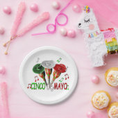 ハッピーシンコデマヨ ペーパープレート (パーティー)