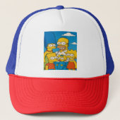 ハッピーシンプソンズファミリーおもしろい キャップ (正面)
