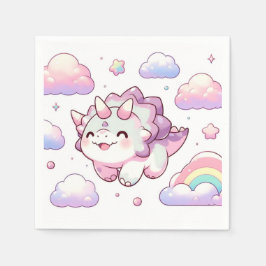 ハッピーシンプル恐竜ベビーシャワー スタンダードカクテルナプキン