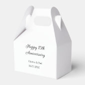ハッピーシンプル10周年ミニマル結婚の名前 フェイバーボックス (裏面サイド)