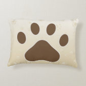 ハッピーシーズー（犬）津犬の恋人I Woof You Paws アクセントクッション (裏面)