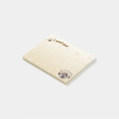 ハッピーシーズー(犬)津犬の恋人I Woof You Paws ポストイット (アングル)