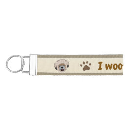 ハッピーシーズー（犬）津犬の恋人I Woof You Paws リストバンドキーホルダー