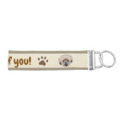 ハッピーシーズー（犬）津犬の恋人I Woof You Paws リストバンドキーホルダー (鍵右)
