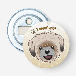 ハッピーシーズー（犬）津犬の恋人I Woof You Paws 栓抜き