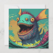 ハッピーシーモンスター 招待状 (裏面)