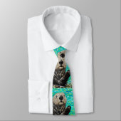 ハッピーシー絵を描オッターのネックタイ ネクタイ (タイ)