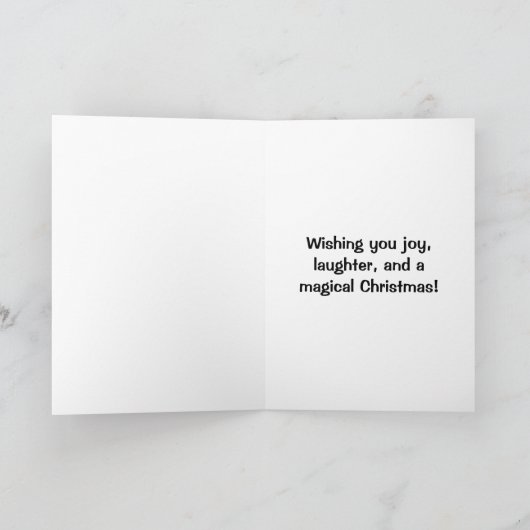 ハッピーシ走ョーズサンタクリスマスカード シーズンカード (内部)