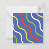 ハッピージェリパーソナライズされたゲギフト囲いカード ノートカード (裏面)