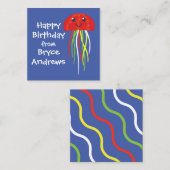 ハッピージェリパーソナライズされたゲギフト囲いカード ノートカード (正面/裏面)