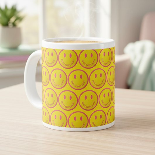 ハッピージャイアントコーヒーマグ ジャンボコーヒーマグカップ