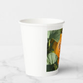 ハッピージャックオランタンパンプキン顔ハロウィーンガーデン 紙コップ (右)